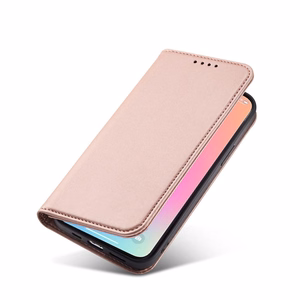 Dėklas telefonui (m) Samsung Galaxy S23 Ultra su stovu ir pinigine - rožinis