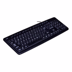 Esperanza EK129 klaviatūra USB QWERTY anglų (UK) juoda