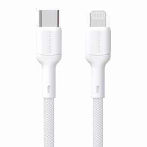 Dudao L9X 30W USB-C - Lightning kabelis 1m - baltas