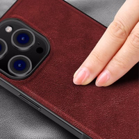 Dėklas X-Level "Earl III Collection" Apple iPhone 16 Pro Max raudonas