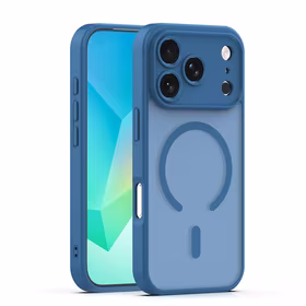 Mag Matt dėklas iPhone 17 Pro 6,3'' tamsiai mėlynas