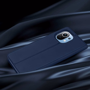 DUX DUCIS Skin Pro knygos tipo dėklas telefonui Xiaomi Mi 11 mėlynas
