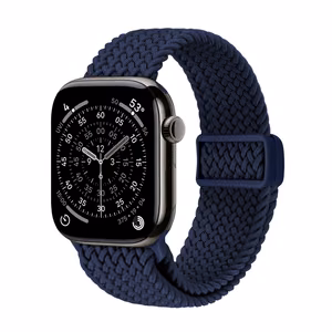Crong Wave Band pintas Apple Watch dirželis, 44/45/46/49 mm, tamsiai mėlynas
