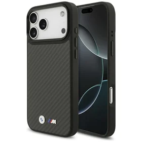 BMW M Kevlar Matt Magnetinis dėklas iPhone 17 Pro Max - juodas