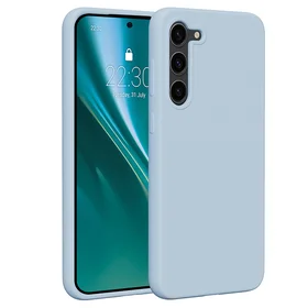 Etteri silikoninis dėklas telefonui Samsung Galaxy S23 Plus šviesiai mėlynas