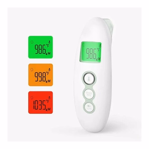 Momcozy FC-IR300 non-contact forehead and ear infrared thermometer, white