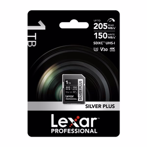 Lexar Professional Silver Plus SDXC 1TB atminties kortelė