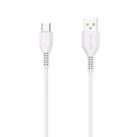 JELLICO laidas KDS-30 USB-C 3.1A 1M Baltas
