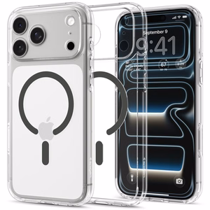 Spigen Ultra Hybrid MagSafe dėklas iPhone 18 Pro Max / 17 Pro Max, skaidrus grafitinis
