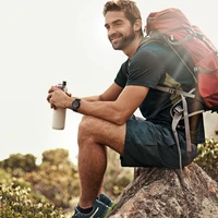 Tech-Protect Silikoninis dirželis skirtas Garmin Fenix 5S / 5S PLUS / 6S / 6S Pro / 7S / 8 (43MM) – titano spalvos