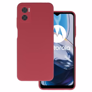 Silikoninis Lite dėklas Motorola Moto E22/E22i (m) - bordo (m)