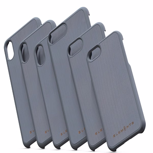 Чехол Nordic Elements Original Gefion для iPhone XS Max, с натуральной древесиной клёна, средне-серый