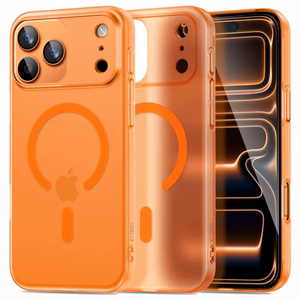 Tech-Protect Magslim MagSafe deklas, skirtas iPhone 17 Pro Max - Oranzinis