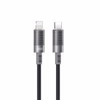 XO kabelis NB-Q282B PD USB-C - "Lightning" 1,0 m 27 W juodas