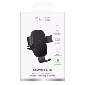 Puro Gravity Car Air Vent Gravity Holder - Black