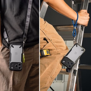 Ringke Fusion X dėklas telefonui iPhone 17 Pro Max - juodas