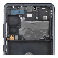 Rinkinys LCD ekranas SAMSUNG S20 FE 4G 5G GH82-24219A mėlynas