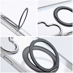 Case for Samsung S26 Frame Circle Stand compatible with MagSafe black