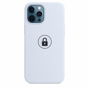 Чехол для телефона "Silicone Case v2" для iPhone 12 Pro Max Cloud Blue в упаковке