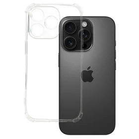 Itin plonas 1mm dėklas telefonui Iphone 16 Pro skaidrus