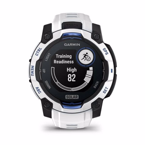 Garmin Instinct 3 Solar laikrodis, 45 mm, baltas