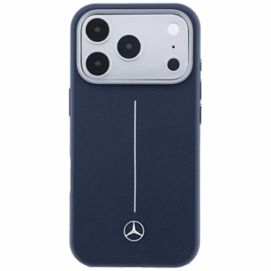 Mercedes odinis Iconic Line MagSafe dėklas iPhone 17 Pro Max - tamsiai mėlynas