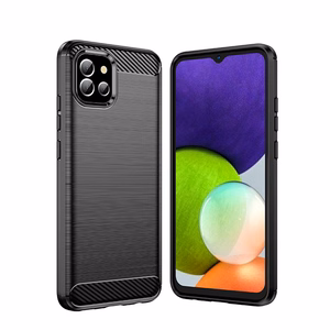 Carbon Case lankstus dėklas Samsung A03S EU (166.5) juodas