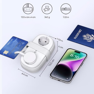 Orico AP3 20W GaN 5in1 maitinimo blokas 2x AC + 2x USB-A + 1x USB-C - baltas