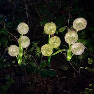Rebel decorative solar garden lights, ornamental allium