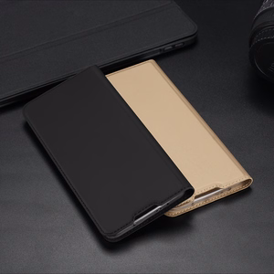 Dux Ducis Skin Pro atverčiamas dėklas telefonui Xiaomi Poco F4 5G auksinis