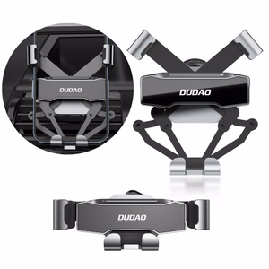 Automobilinis laikiklis Dudao F11Pro juodas (nemagnetinis / oro groteles)