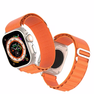DUX DUCIS dirželis GS nailoninis Apple Watch 42 / 44 / 45 / 49 mm oranžinis