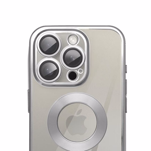 GLAM dėklas telefonui IPHONE 17 sidabrinis
