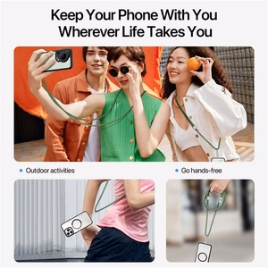 DUX DUCIS Plaz – kryžminė telefono dirželė – žalia