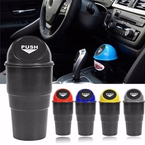 Dunlop automobilinė šiukšliadėžė, 400 ml, 10x17 cm, raudona ir juoda