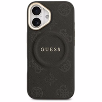 Guess Peony Hot Stamp MagSafe dėklas telefonui iPhone 17 - juodas