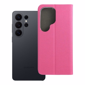 SENSITIVE knyginis dėklas telefonui SAMSUNG S26 Ultra šviesiai rožinis