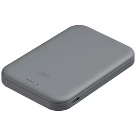Uniq Lyden Lexa magnetine 5000mAh PD USB-C MagSafe isorine baterija - pilka