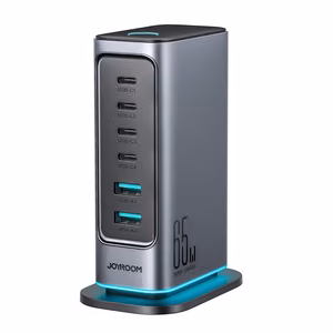 Įkroviklis Joyroom (JR-TCM02) (4xUSB-C; 2xUSB; 65W) juodas