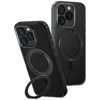 Uniq Swivix 360 sukamas stovas dėklas telefonui iPhone 16 Pro - juodas