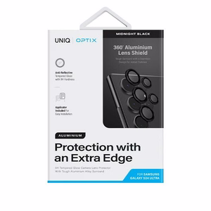 Uniq Optix Aliuminio Objektyvo apsauga Samsung Galaxy S24 Ultra - juodas