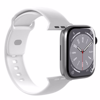 Puro Icon silikoninis dirželis Apple Watch 38/40/41 mm - baltas (2 vnt.)