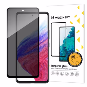 Wozinsky Privacy Glass grūdintas stiklas Samsung Galaxy A53 5G su Anti Spy privatumo filtru