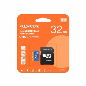 ADATA 32GB, microSDHC, Class 10 UHS-I Klasės 10