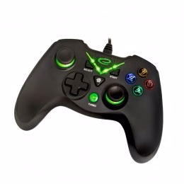 Esperanza EGG114K žaidimų valdiklis Juoda USB 2.0 Žaidimų pultelis Analoginis / skaitmeninis PC, Xbox One, Xbox Series S, Xbox Series X