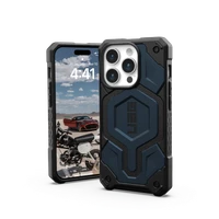 UAG Monarch Pro dėklas su MagSafe iPhone 15 Pro - tamsiai mėlynas