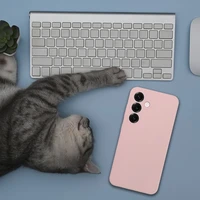 Dėklas silikoninis 2 mm REALME 15/15 PRO smėlinos rožinės spalvos