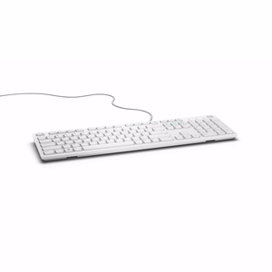 DELL KB216 klaviatūra USB QWERTY US International balta