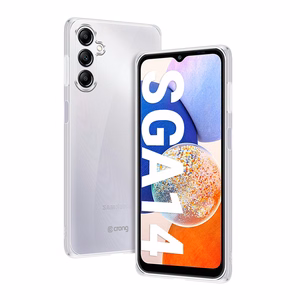 Crong Crystal Slim Cover dėklas, skirtas Samsung Galaxy A14 5G, skaidrus