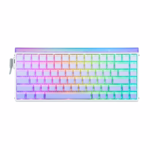 HERO84 HE White+Purple+Gradient+LIGHT JadeKing RGB AULA gasket klaviatūra